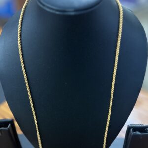 panchaloha gold polish thali chain