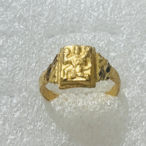 pure panchaloha anjaneya finger ring
