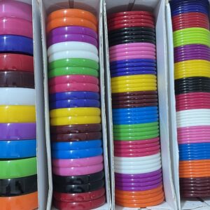 round plastic bangles for silk thread bangles